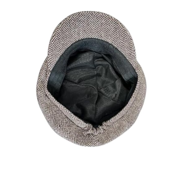 TU.LX Newsboy Cap Tweed Y2K Style, New with tags